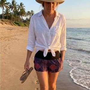 Roxy Patterned Women's Shorts Sz S